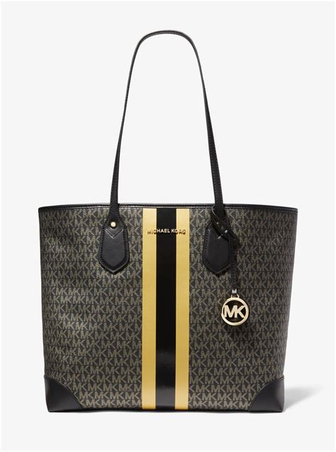 michael kors striped tote|Michael Kors outlet clearance bags.